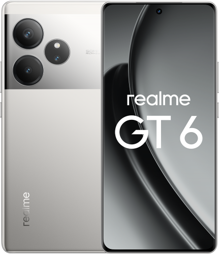 Смартфон Realme Gt 6 16/512 Гб Зеркальный Серебряный