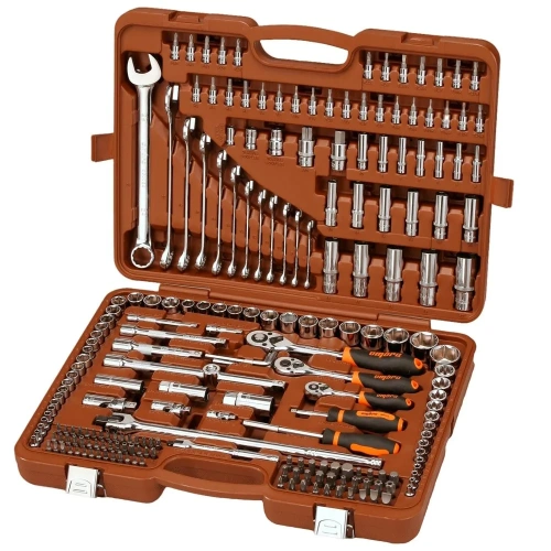 Набор инструмента Ombra OMT216S универсальный 1/4", 3/8", 1/2"DR, 216 предметов