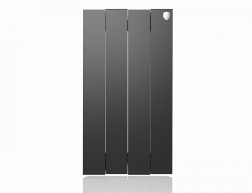 Биметаллический радиатор отопления  Royal Thermo Pianoforte 500 Vd 4 Секции Noir Sable