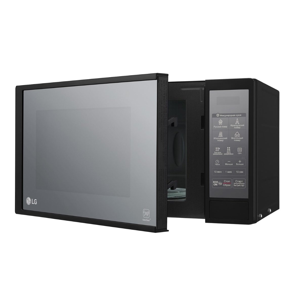 Микроволновая печь LG MS2042DARB черный — фотография 4