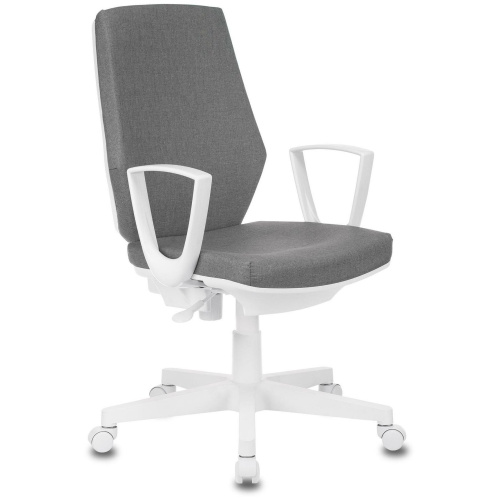 Кресло Бюрократ CH-W545/GRAFIT серый 38-404 крестов. пластик пластик белый