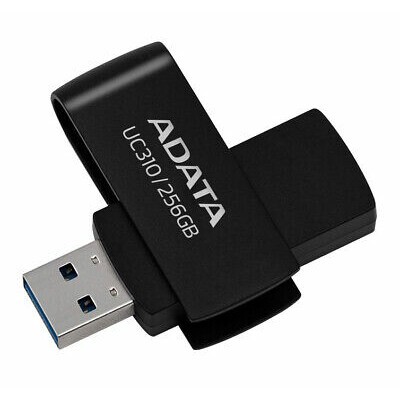 USB-флешка A-DATA UC310 (UC310-256G-RBK) 256GB USB 3.2, черный