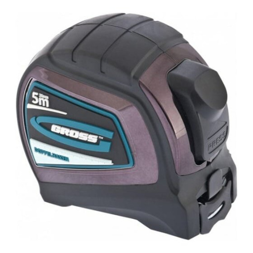Рулетка Gross Doppelhaken 31125 8м x 25мм/двухсторонний зацеп