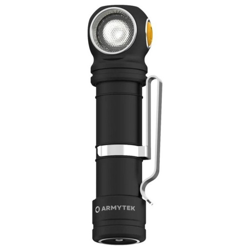 Фонарь Armytek Wizard C2 Pro Max Magnet USB черный/желтый (F06701C)