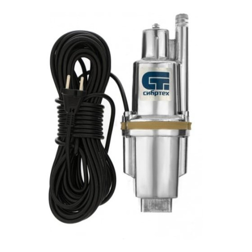 Вибрационный насос СИБРТЕХ СВН30015 напор 75м, 1200л/ч, 99302