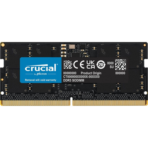 ОЗУ Crucial CT16G56C46S5T 16GB DDR5 5600 SO DIMM Classic Non-ECC, CL46, 1.1V, RTL