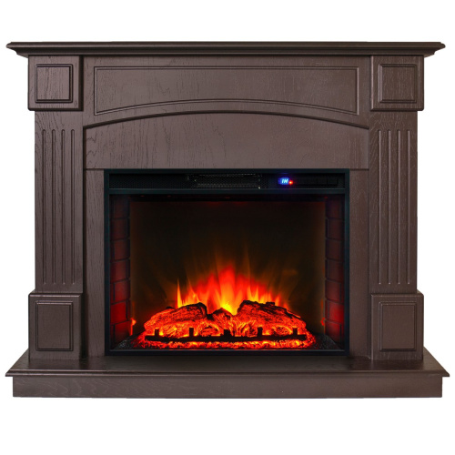 Электрокамин RealFlame Carolina DN орех c Sparta 25,5 LED