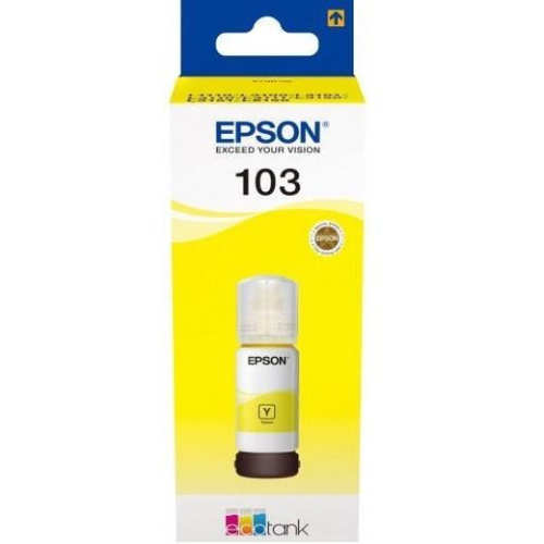Чернила Epson 103Y C13T00S44A желтый (65мл) для Epson L3100/3110/3150