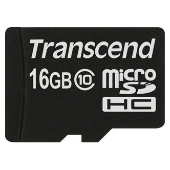 Карта памяти Transcend TS16GUSDC10 micro SDHC 16GB UHS-I Class 10 U1 без адаптера