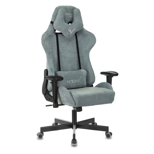 Кресло Zombie Viking Knight LT28 Fabric серо-голубой