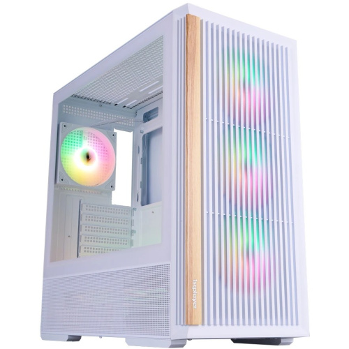 Корпус 1STPLAYER WD7 ARGB White (WD7-WH-4FA7-W-2FA7R-W) / ATX / 6x120mm ARGB fans
