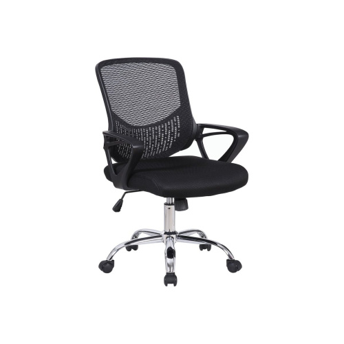 Кресло BRABIX Next MG-318 (531834) на колесиках, сетка/ткань, черный