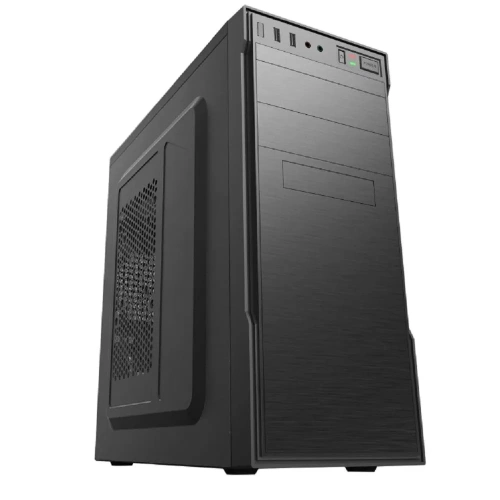 Корпус Foxline Forza FZ-031-SX450-U31 ATX, 450W, 1xUSB2.0+1xUSB3.0, Black, w/o Fan, 8 cm PSU, power cord