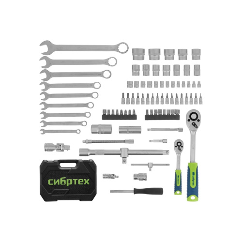 Набор инструментов СИБРТЕХ 13391, 82 предмета