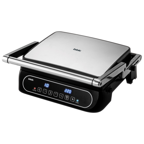 Гриль BBK BEG3001 черный/металлик