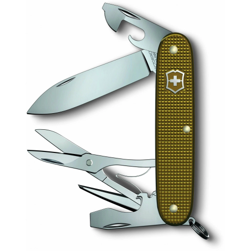 Складной нож Victorinox Pioneer X Alox LE 2024 (0.8231.L24) функций 9, коричневый