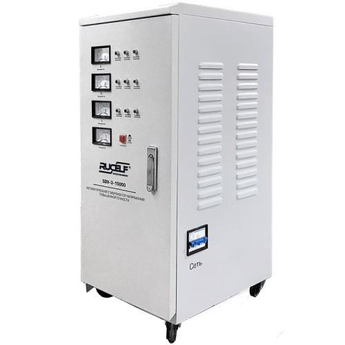 Стабилизатор напряжения Rucelf SDV-3-15000 белый