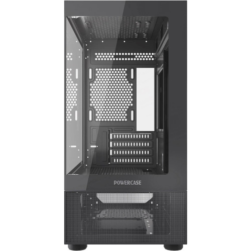 Корпус Powercase Vision Micro M2 (CVMBM2-L0), Tempered Glass, чёрный, mATX