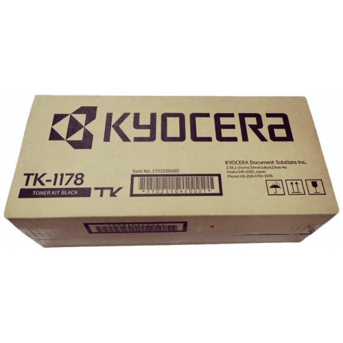 Тонер KYOCERA TK-1178 Black 1T02S50AX0 7 200стр. для M2040dn/M2540dn/M2640idw