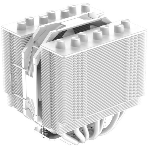 Кулер ID-COOLING SE-207-XT Slim Snow LGA20XX/1700/1200/115X/AM5/AM4 (TDP 220W, PWM, 7 тепл.трубок + медная база, 1 x Fan 120mm, белый) Ret