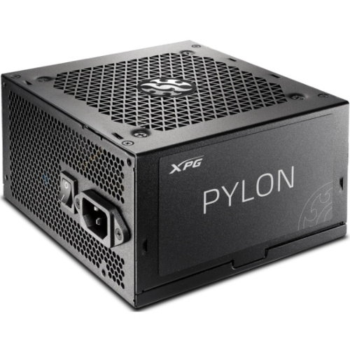 Блок питания ADATA XPG PYLON550B-BlackCOLOR (PYLON550B-BKCEU) чёрный (550 Вт, PCIe-2шт, ATX v2.31, Active PFC, 120mm Fan, 80 Plus Bronze)