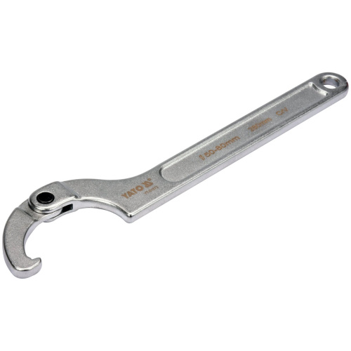 Ключ сегментный YATO YT-01672 шарнирный 50-80мм с крючком