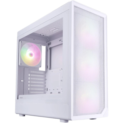 Корпус 1STPLAYER AU8 ARGB White (AU8-WH-4FE7-14-W) / E-ATX / 4x140mm ARGB fans