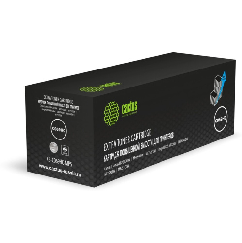 Картридж лазерный Cactus CS-C069HC-MPS 069HC голубой 9000стр для Canon I_sensys LBP673CDW/MF754CDW/MF752CDW/imageClass MF756Cx/LBP674CDW/MF753CDW