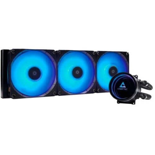 СВО Chieftec Iceberg 360 CLC-360-RGB LGA1700/1200/115X/AM5/AM4 (TDP 350W, ARGB Pump, PWM, Triple ARGB Fan 120mm)