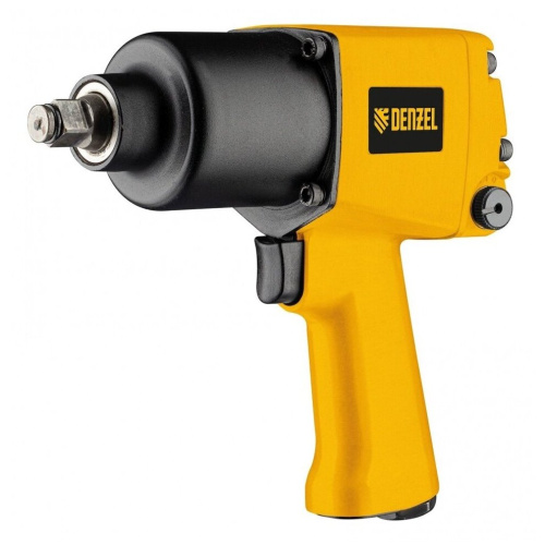 Ударный пневмогайковерт Denzel IW860+набор головок, 1/2", 7000 об/мин, 868 Нм