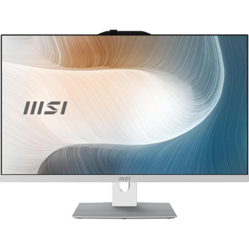 Моноблок MSI Modern AM272P 1M-685XRU (9S6-AF8232-1022) 27" Full HD Core 7 150U (1.8) 32Gb SSD1Tb Graphics noOS 120W клавиатура мышь Cam белый