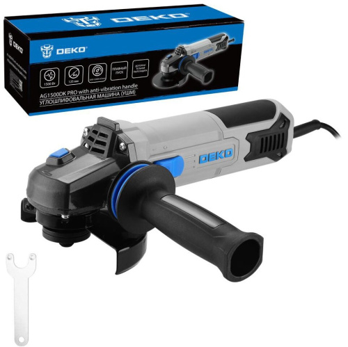 УШМ DEKO AG1500DK Pro (083-1026) 125мм, 1500 Вт