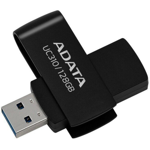USB-флешка A-DATA UC310 (UC310-128G-RBK), 128GB, USB 3.2, черный