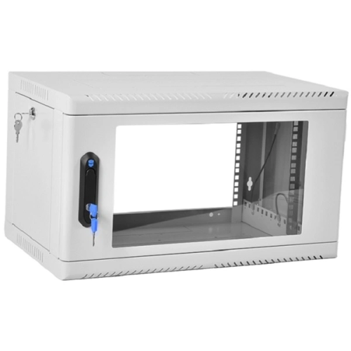 Шкаф коммутационный ЦМО ШРН-6.350 настенный 6U 600x350мм серый