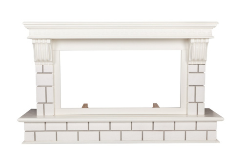 Портал каминный из МДФ RealFlame Stone 36 WT, под очаги Joker 36 и Flash 36