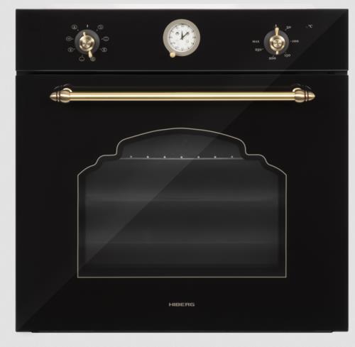 Электрический духовой шкаф HIBERG VM 6382 BR черный