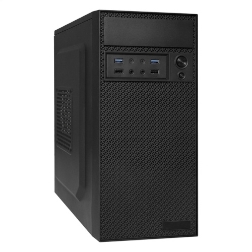 Корпус ExeGate BAA-109U2-AAA450 Minitower (mATX, AAA450 8см, 2*USB+2*USB3.0, аудио, черный)