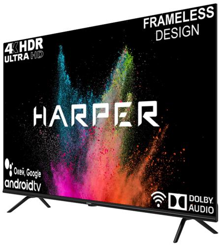 55" (138 см) LED-телевизор Harper 55U770TS черный