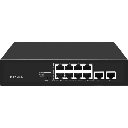 Коммутатор неуправляемый Falcon Eye FE-8FPG2 00-00330353 (L2) 8x100Мбит/с 2x1Гбит/с 8PoE 96W