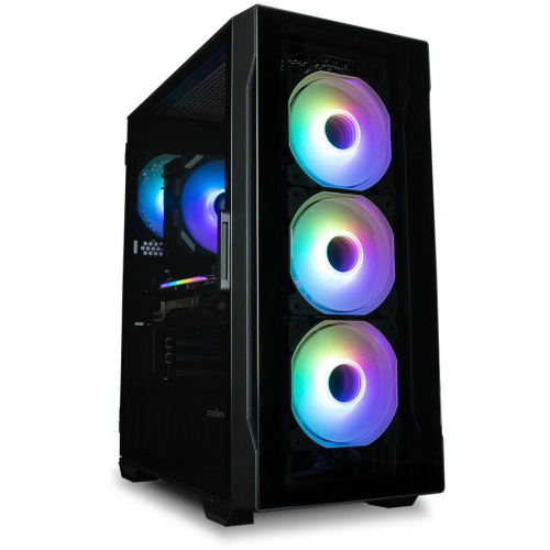 Корпус Zalman I3 Neo TG Black MidiTower (ATX, front mesh, TG window, USB2.0 x1, USB3.0x2, 4x120mm RGB fan, без БП)