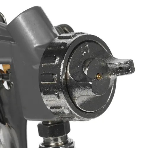Краскопульт MATRIX 57317 с нижним бачком v-075k + сопла диаметром 1.2 1.5 и 1.8мм