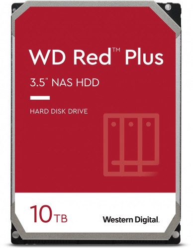 HDD WD Original SATA-III 10Tb WD101EFBX NAS Red Plus (7200rpm) 256Mb 3.5"