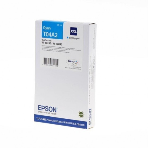 Картридж Epson C13T04C240 WF-C81xx Ink Cartridge L Cyan