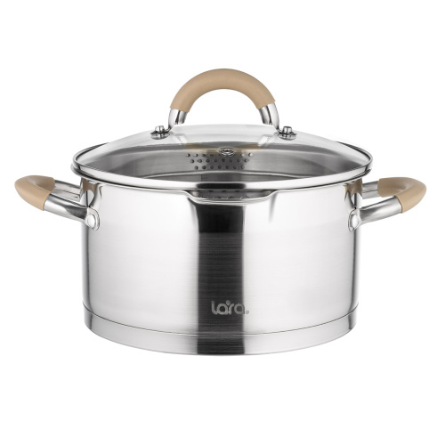 Кастрюля LARA Берлин LR02-344 нерж 5,7л
