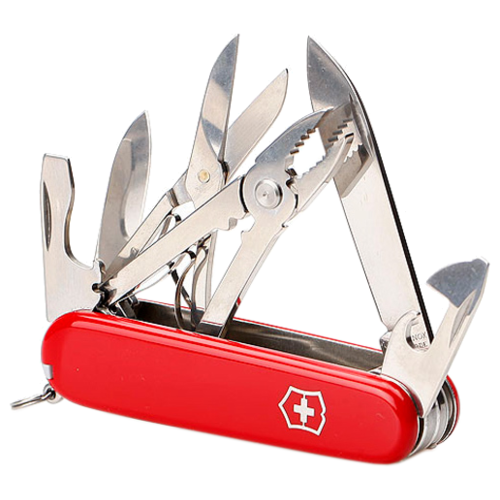 Нож перочинный Victorinox Deluxe Tinker (1.4723) 91мм 17функций красный карт.коробка