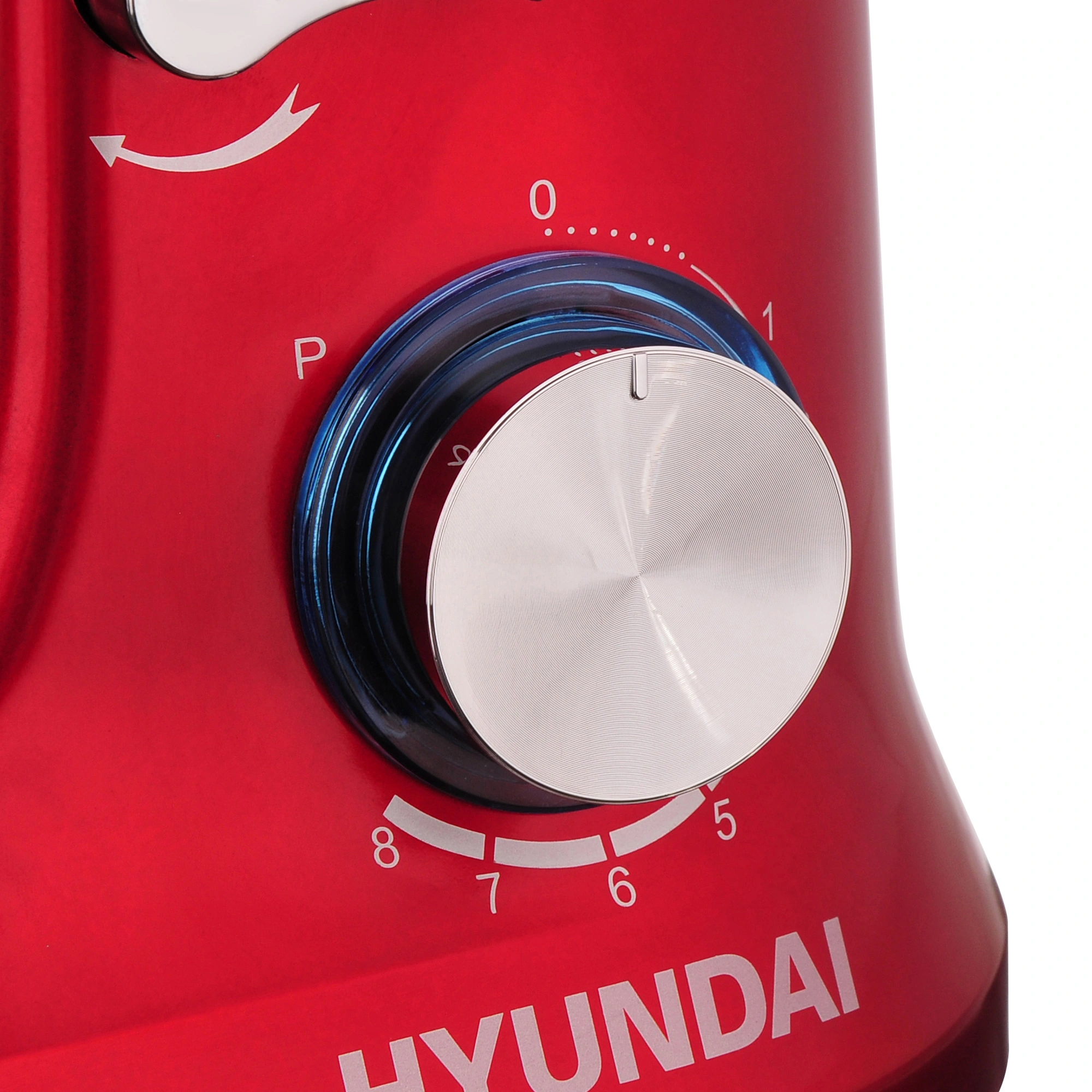 Миксер планетарный Hyundai HYM-S6451 красный — фотография 2