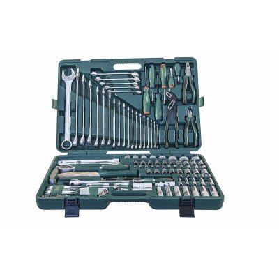 Набор инструмента JONNESWAY S04H524127S универсальный 1/2" и 1/4" DR, 127 предметов