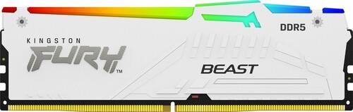 Оперативная память Kingston FURY Beast White RGB [KF552C40BWA-16] 16 ГБ