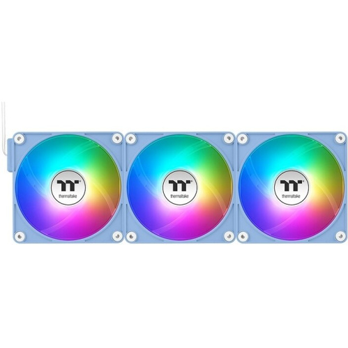 Вентилятор Thermaltake CT120 EX Sync Hydrangea Reverse ARGB (CL-F198-PL12BU-A) (упак. 3шт) 120х120x25 синий 4-pin 31.2дБ Ret