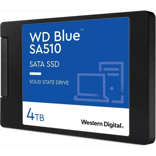 SSD Western Digital Blue SA510 WDS400T3B0A 3D Nand 4ТБ 2,5" SATA-III (TLC)